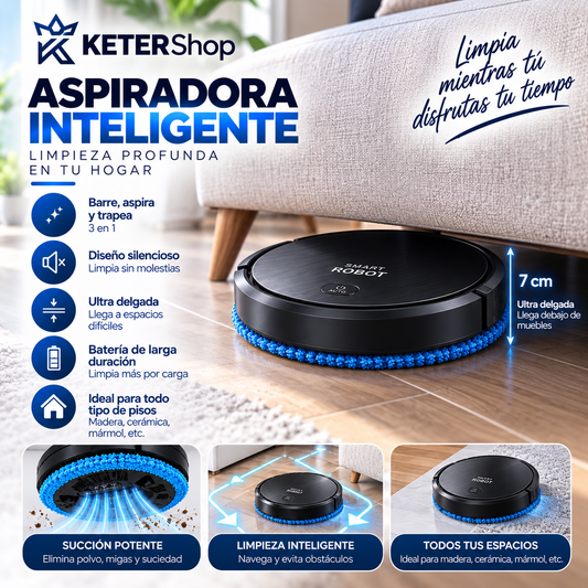 ASPIRADORA INTELIGENTE CON TRAPEADOR