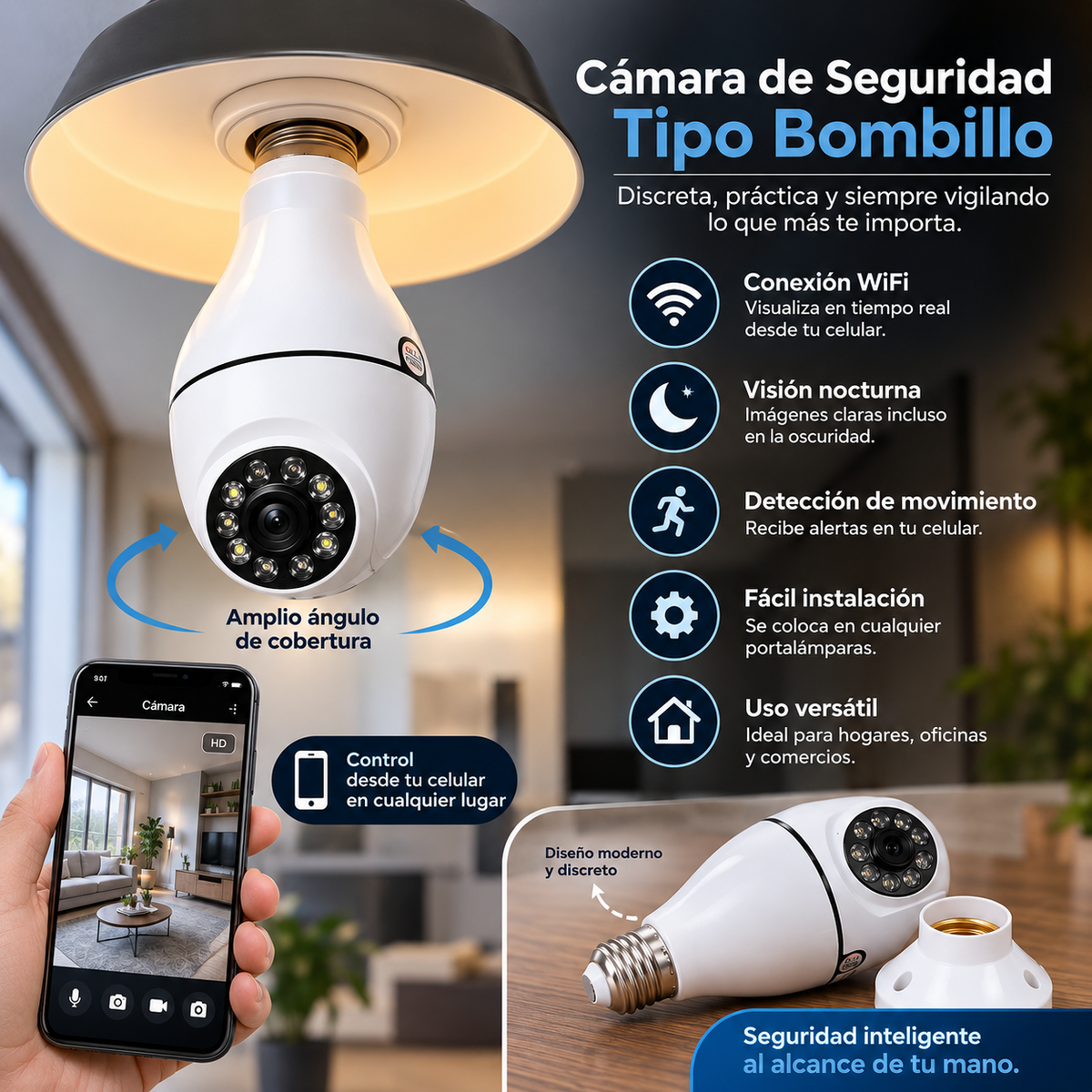 BOMBILLO CON CAMARA