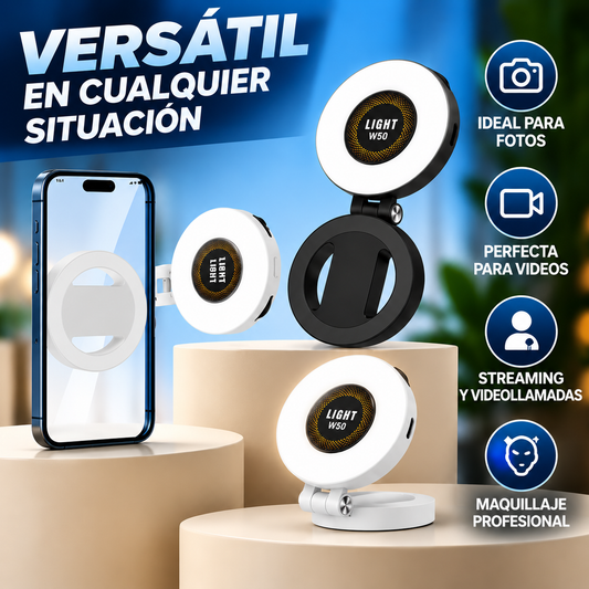 Luz LED Magnética W50 para Celular