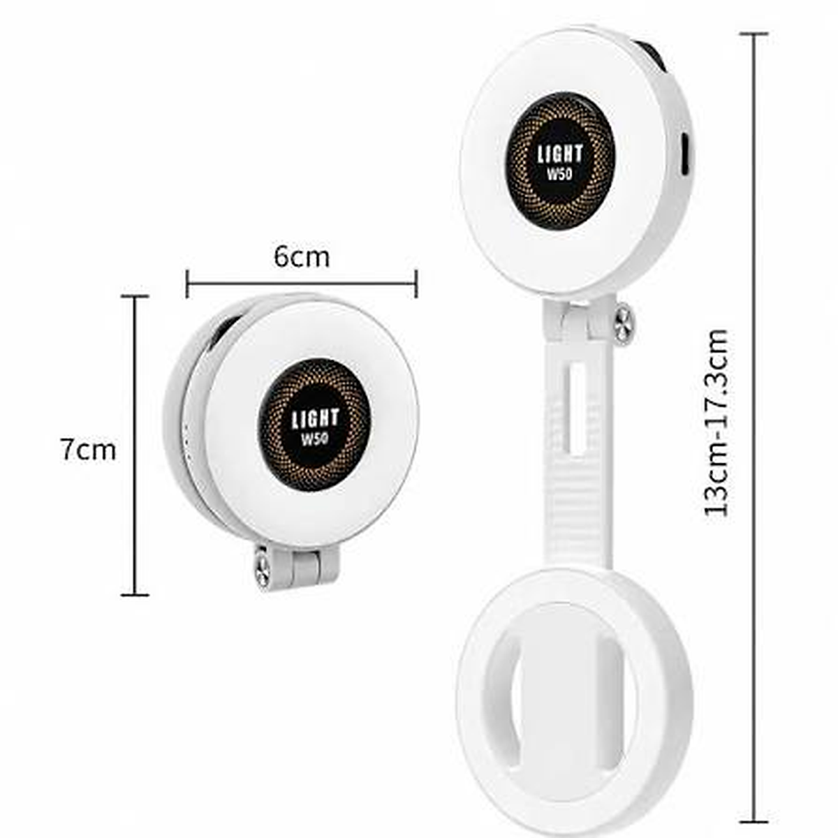 Luz LED Magnética W50 para Celular