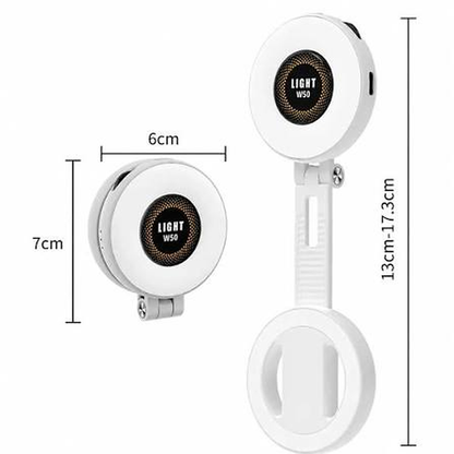 Luz LED Magnética W50 para Celular
